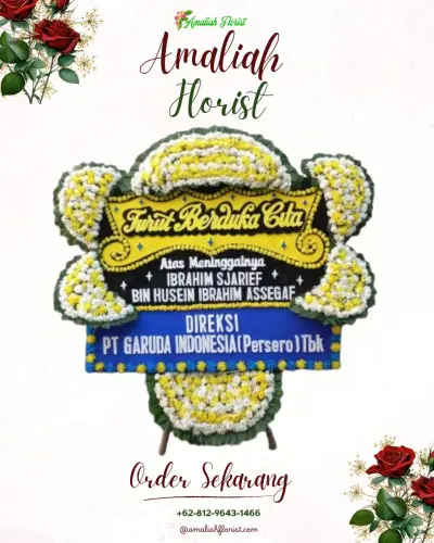 Papan Bunga Duka di Bojong Loa